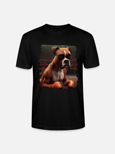 Boxer Dog Proprietario Dog Dogs Dog Breed Boxer - Maglietta unisex ecologica CRAFTER di Stanley/Stella - nero