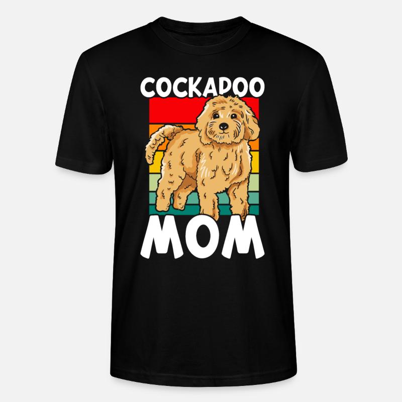 Cockapoo Hund - Stanley/Stella Unisex Bio-T-Shirt CRAFTER - Schwarz