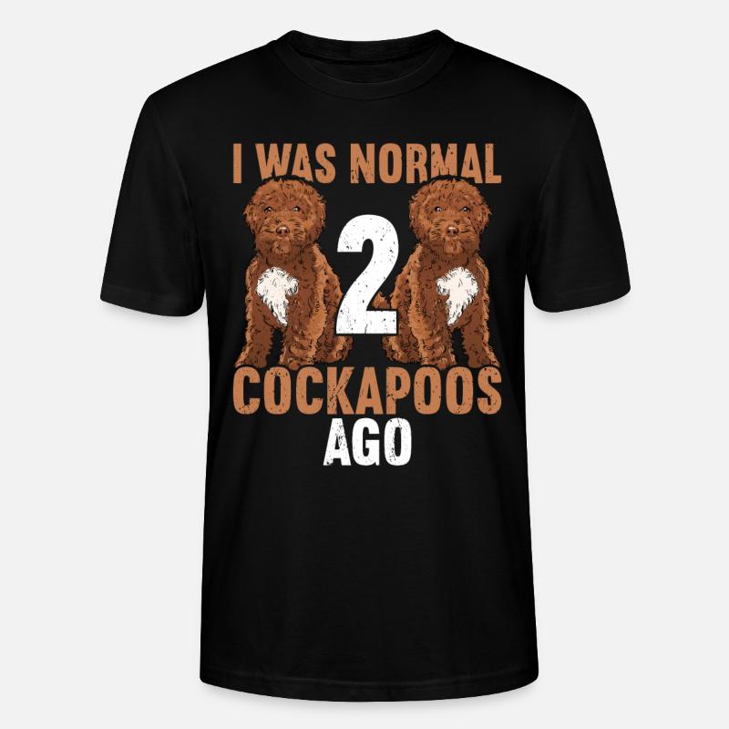 Cockapoo - Stanley/Stella CRAFTER Unisex Organic T-Shirt - black