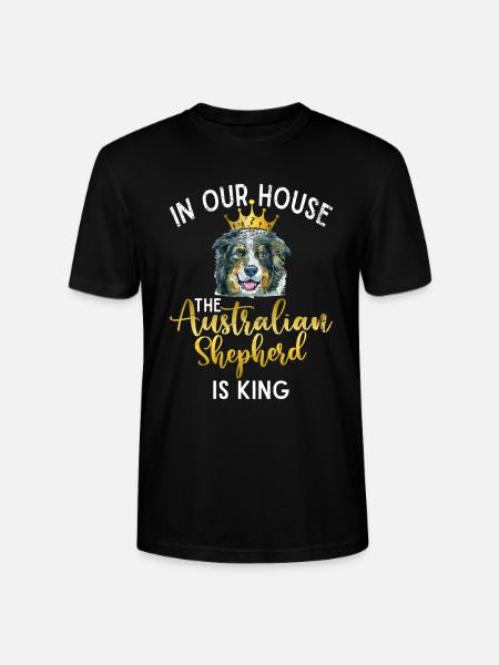 Australian Shepherd Gifts - Stanley/Stella CRAFTER Unisex Organic T-Shirt - black