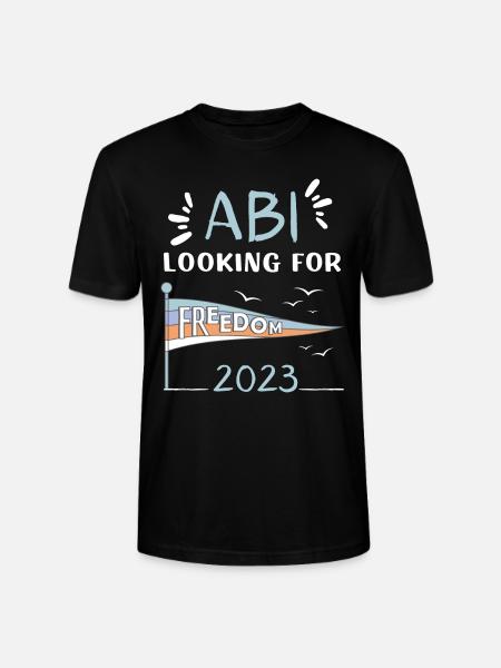 ABI looking for freedom - Stanley/Stella Unisex Bio-T-Shirt CRAFTER - Schwarz