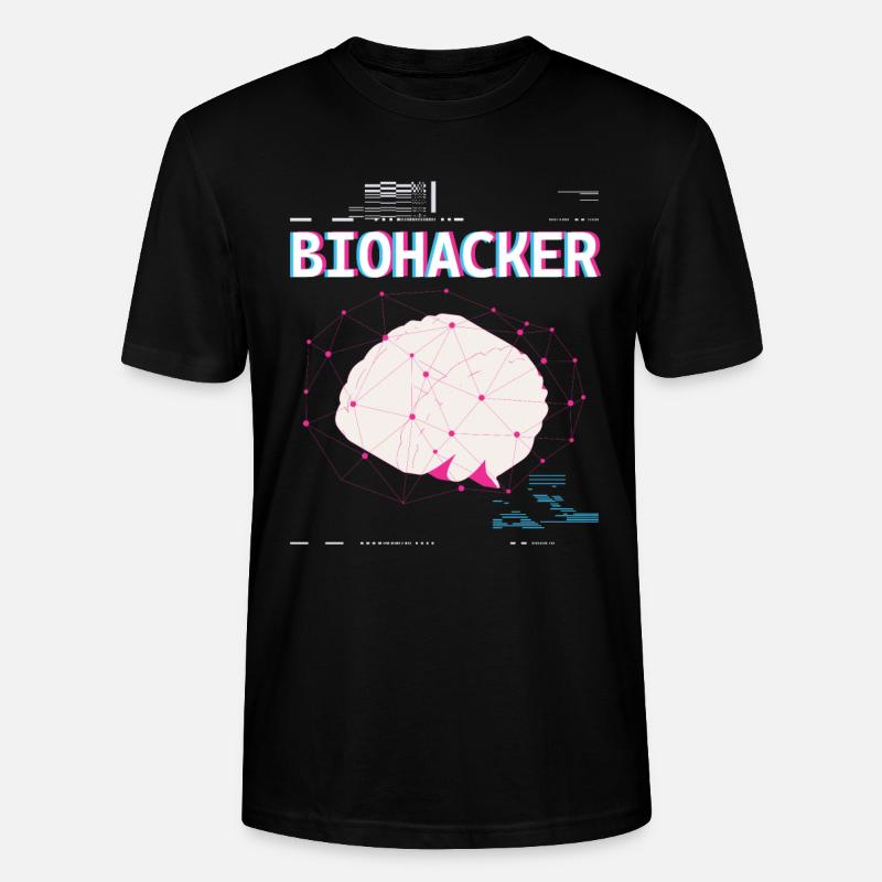 Biohacker Biohacking - Stanley/Stella Unisex Bio-T-Shirt CRAFTER - Schwarz