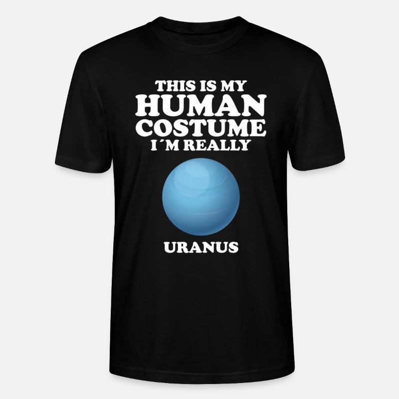 Uranus - Stanley/Stella Unisex Bio-T-Shirt CRAFTER - Schwarz