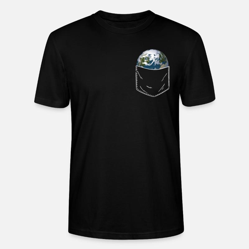 Erde - Stanley/Stella Unisex Bio-T-Shirt CRAFTER - Schwarz