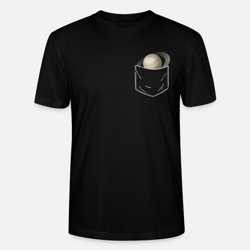 Saturn - Stanley/Stella Unisex Bio-T-Shirt CRAFTER - Schwarz