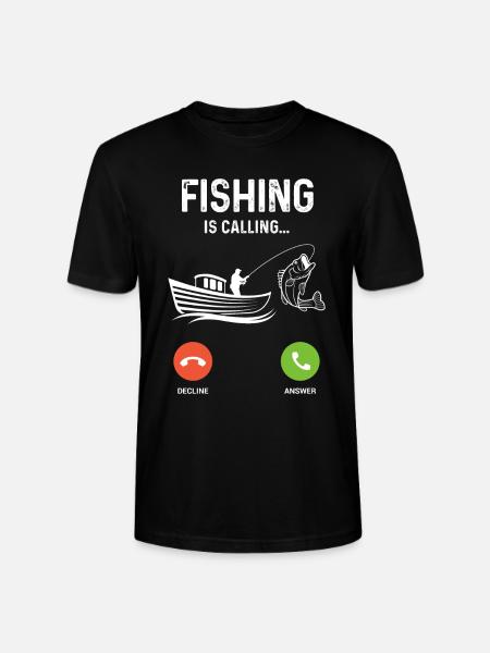 Fishing is a profession - Stanley/Stella CRAFTER Unisex Organic T-Shirt - black