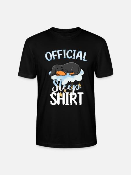 Schlafen Süß Geschenk - Stanley/Stella Unisex Bio-T-Shirt CRAFTER - Schwarz