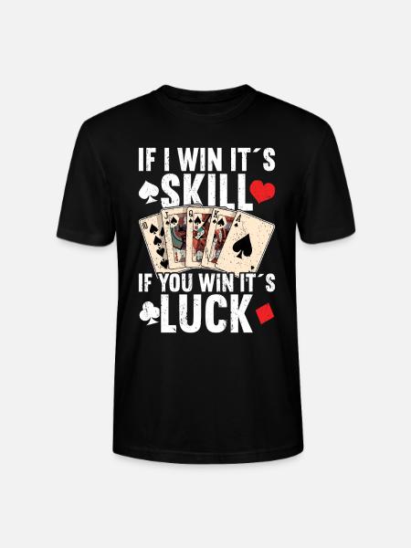 Poker - Stanley/Stella Unisex Bio-T-Shirt CRAFTER - Schwarz