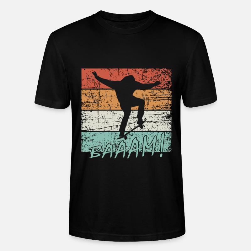 Planchistes - T-shirt bio CRAFTER Stanley Stella Unisexe - noir
