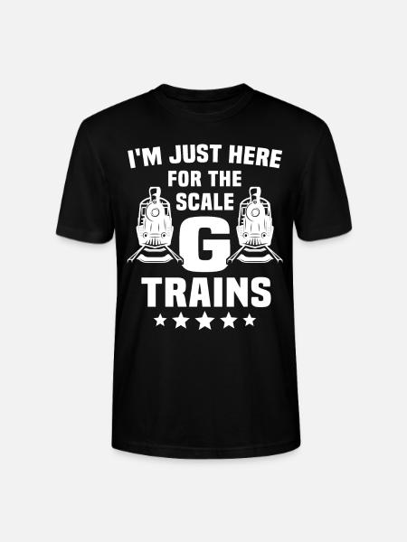 Gartenbahn Spur G Modellbahn - Stanley/Stella Unisex Bio-T-Shirt CRAFTER - Schwarz