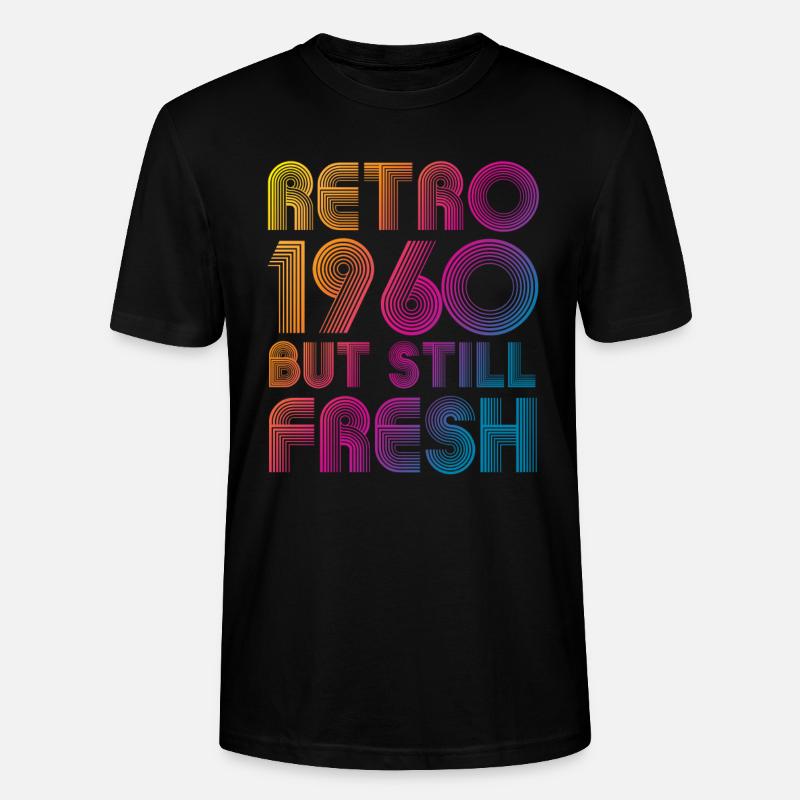 Millésime 1960 - T-shirt bio CRAFTER Stanley Stella Unisexe - noir