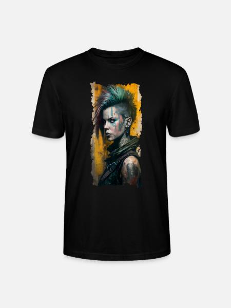 Tatuaż Punk Rock Dziewczyna Punkrock - Ekologiczna koszulka typu unisex Stanley/Stella CRAFTER - czarny