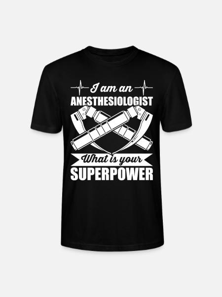 Anesthesiology Anesthesiologist Anaesthesiologist - Stanley/Stella CRAFTER Unisex Organic T-Shirt - black