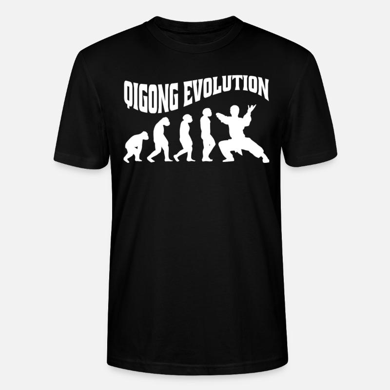 Qi-Gong Chigong Méditation Thaï-Chi Evolution - T-shirt bio CRAFTER Stanley Stella Unisexe - noir