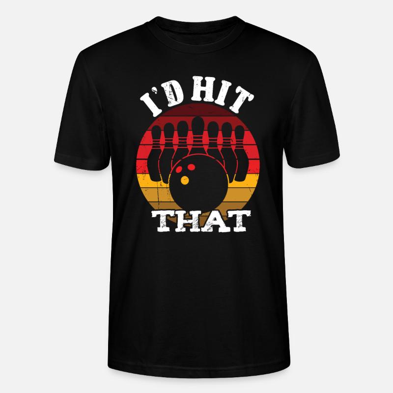 I'd hit that - Stanley/Stella Unisex Bio-T-Shirt CRAFTER - Schwarz