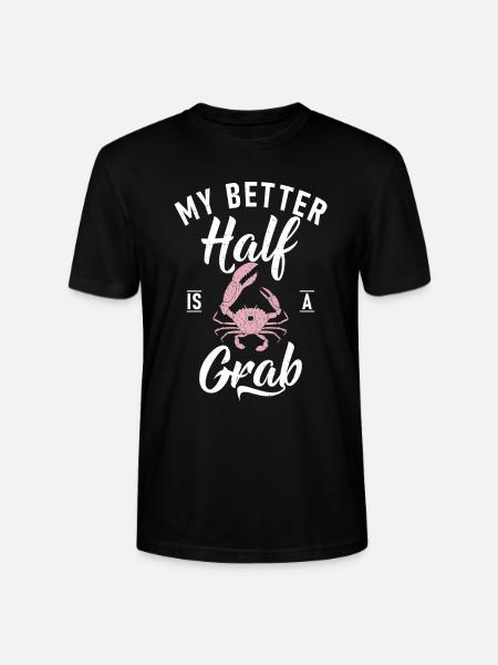 Krabbenliebhaber Geschenke - Stanley/Stella Unisex Bio-T-Shirt CRAFTER - Schwarz