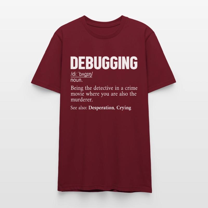 Debugging Definition Developer Coder Programmierer Stanley/Stella Unisex Bio-T-Shirt CRAFTER