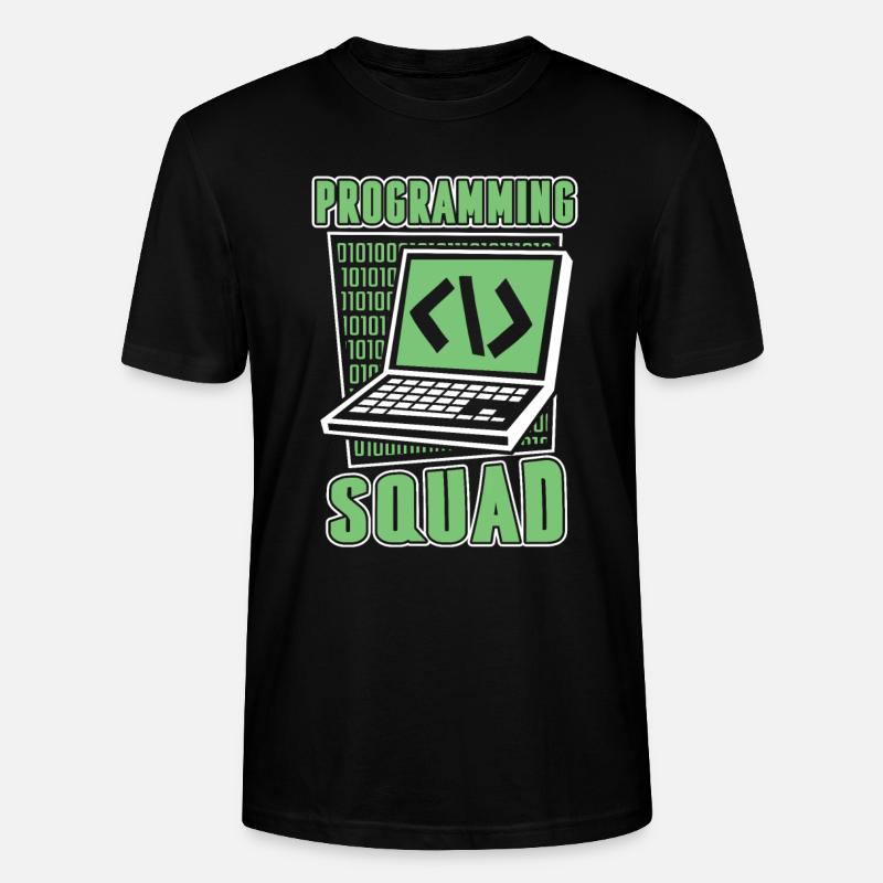 Développeur logiciel Programming Squad - T-shirt bio CRAFTER Stanley Stella Unisexe - noir