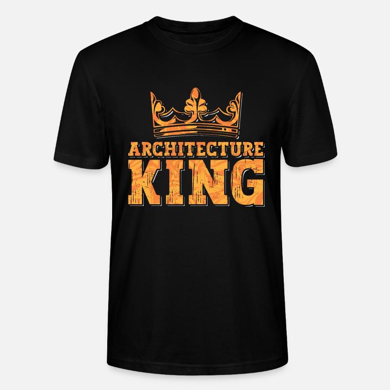 Architecture King Architectural Builder Architectes - T-shirt bio CRAFTER Stanley Stella Unisexe - noir