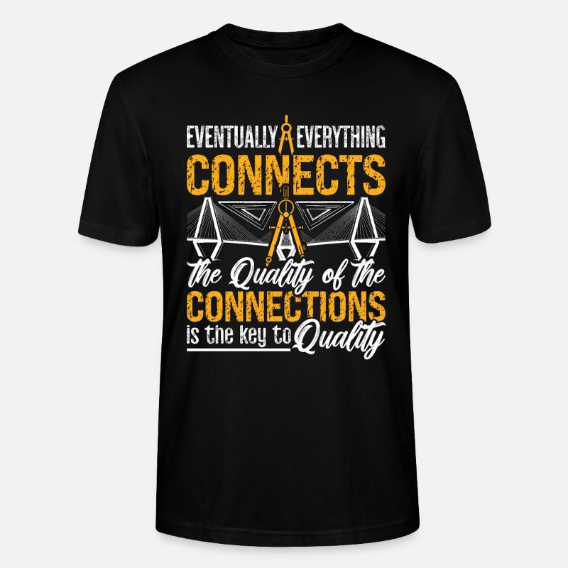Eventually Everything Connects Builder Architects - Stanley/Stella Unisex Bio-T-Shirt CRAFTER - Schwarz