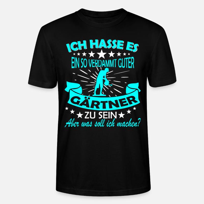 Gartenarbeit & Gärtnern - Stanley/Stella Unisex Bio-T-Shirt CRAFTER - Schwarz