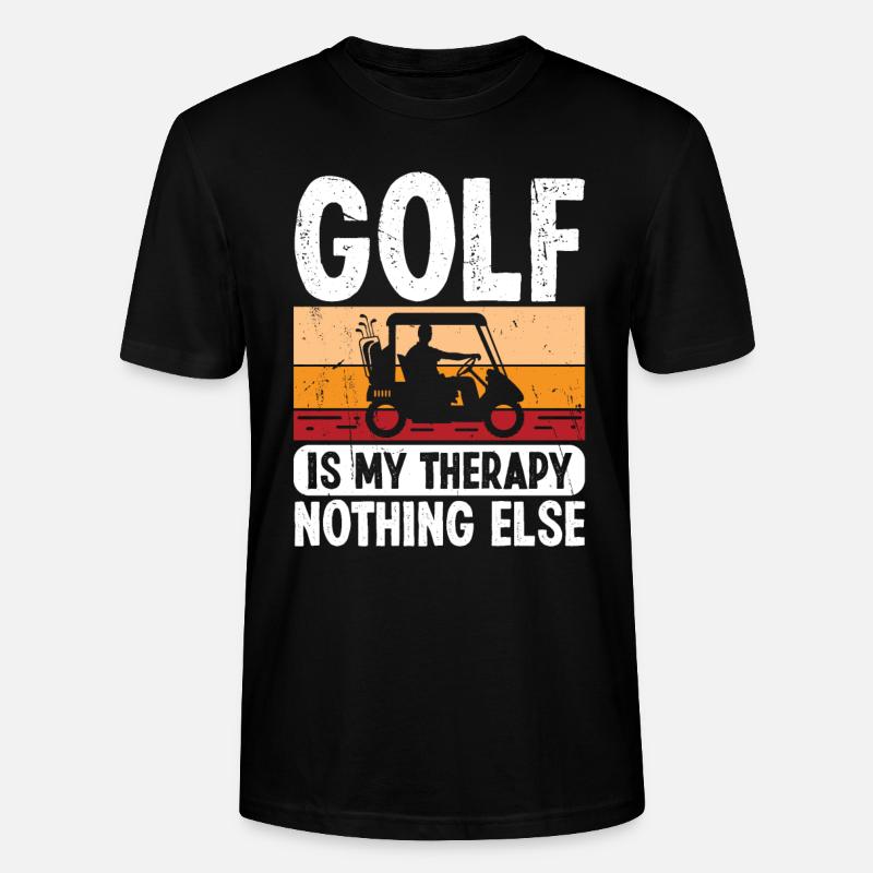 Golf nothing else - Stanley/Stella Unisex Bio-T-Shirt CRAFTER - Schwarz