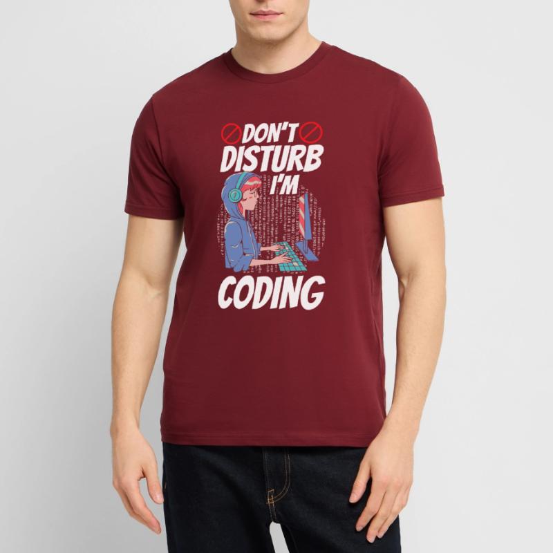 Ne vous embêtez pas: je programme Coding Coder T-shirt bio CRAFTER Stanley Stella Unisexe