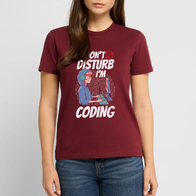 Ne vous embêtez pas: je programme Coding Coder T-shirt bio CRAFTER Stanley Stella Unisexe