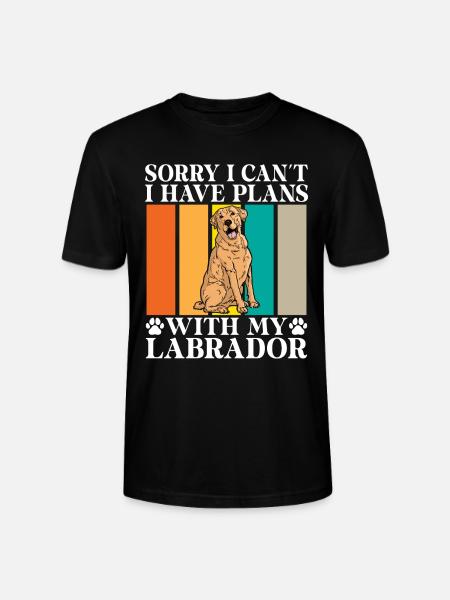 Labrador Lover Gifts - Stanley/Stella CRAFTER Unisex Organic T-Shirt - black