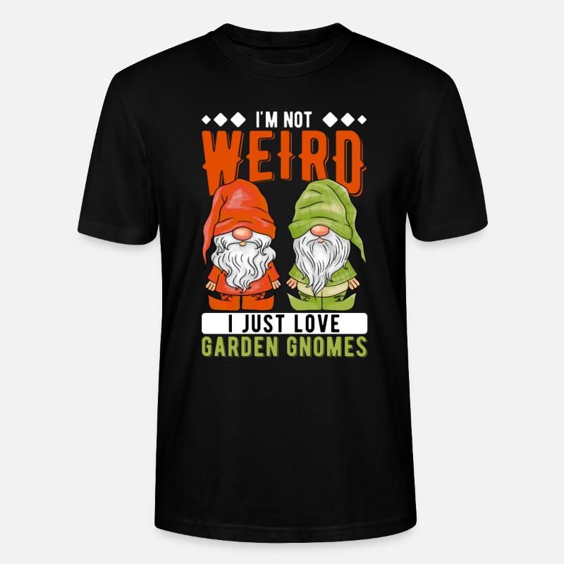 Gartenzwerge Gartenzwerge - Stanley/Stella Unisex Bio-T-Shirt CRAFTER - Schwarz