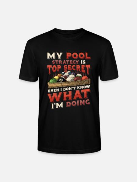 Sjov poolspiller, billard pool liga - Stanley Stella CRAFTER unisex økologisk-T-shirt - sort