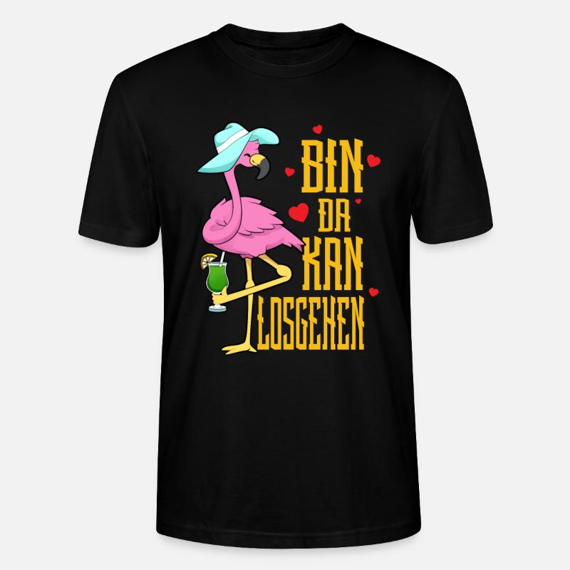 Bin Da Kann Losgehen - Stanley/Stella Unisex Bio-T-Shirt CRAFTER - Schwarz