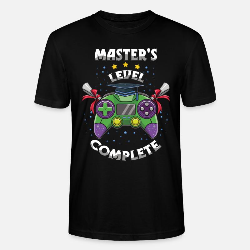 Master-PhD Abschluss Master 2023 Absolvent - Stanley/Stella Unisex Bio-T-Shirt CRAFTER - Schwarz