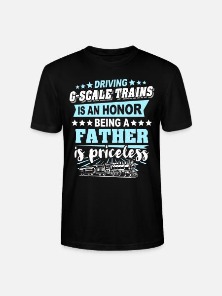 Gartenbahn Spur G Papa - Stanley/Stella Unisex Bio-T-Shirt CRAFTER - Schwarz