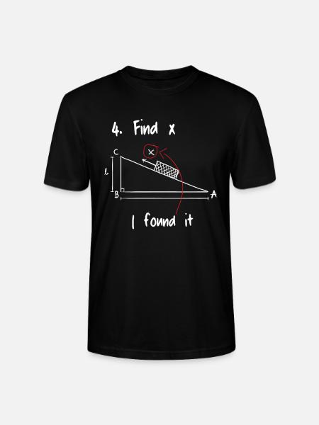 Find X Mathematics Math - Stanley/Stella CRAFTER Unisex Organic T-Shirt - black