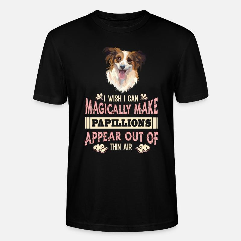 Papillon Witzig - Stanley/Stella Unisex Bio-T-Shirt CRAFTER - Schwarz