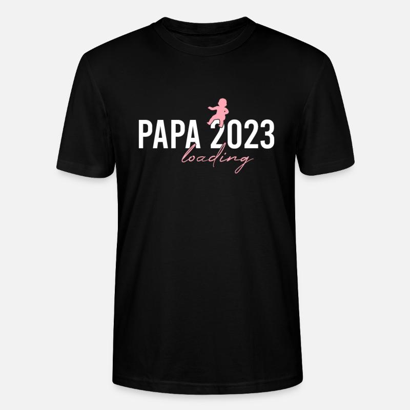 Dad 2023 loading - Stanley/Stella CRAFTER Unisex Organic T-Shirt - black