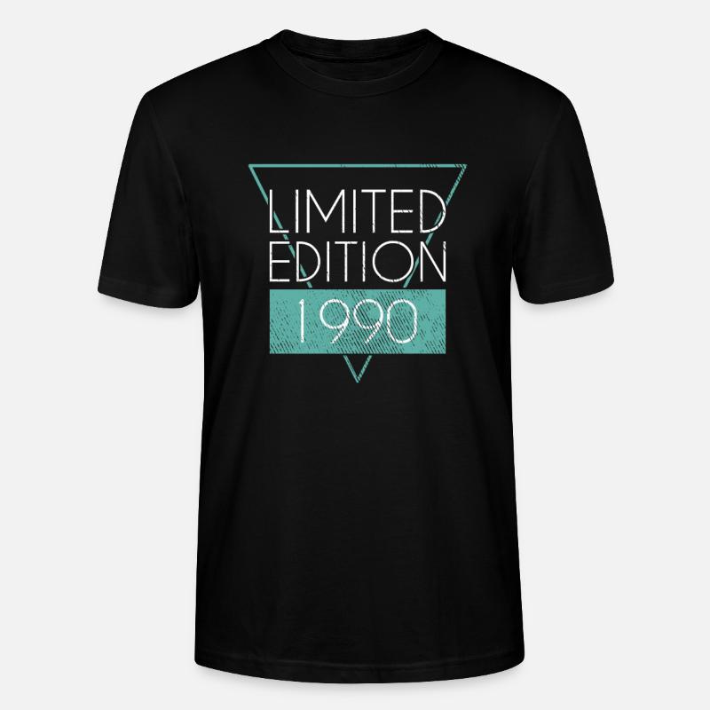 Édition limitée 1990 - T-shirt bio CRAFTER Stanley Stella Unisexe - noir