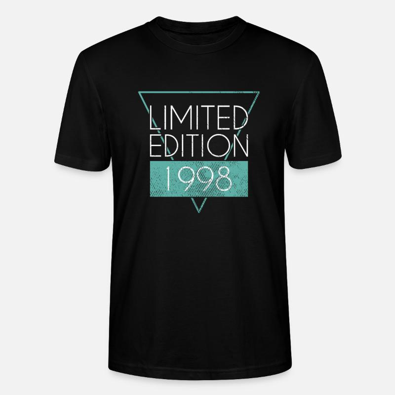 Édition limitée 1998 - T-shirt bio CRAFTER Stanley Stella Unisexe - noir