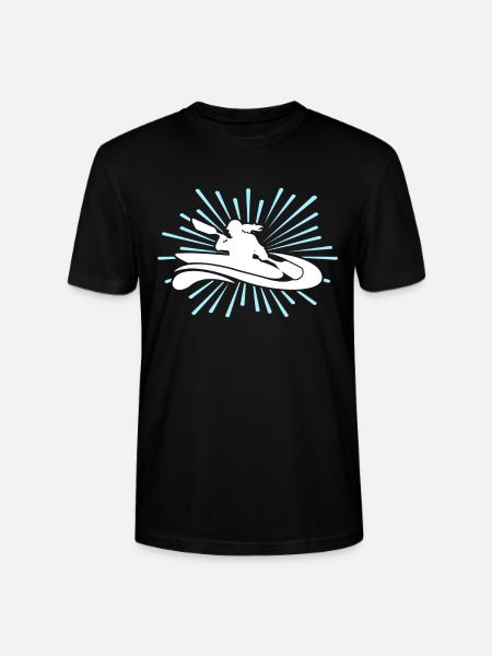 Kayaking Kayak - Stanley/Stella CRAFTER Unisex Organic T-Shirt - black