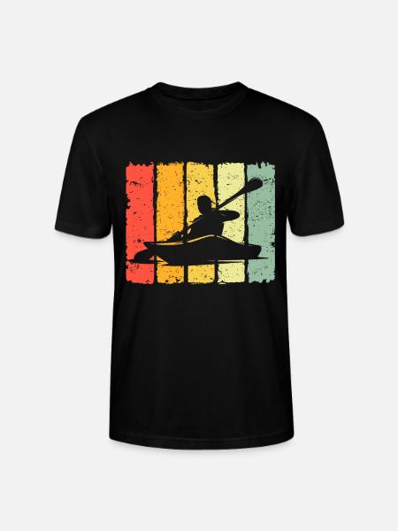 Kayaking Kayak - Stanley/Stella CRAFTER Unisex Organic T-Shirt - black