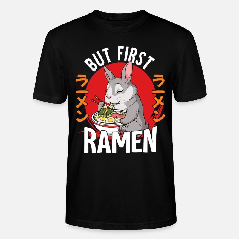 Mais d’abord Ramen - T-shirt bio CRAFTER Stanley Stella Unisexe - noir