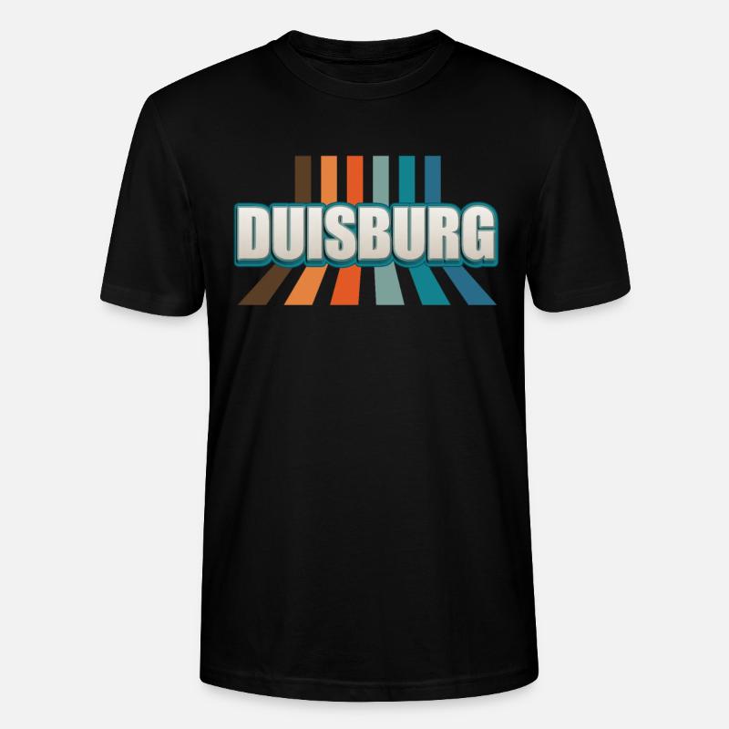 Duisburgerin Duisburger Duisburg - T-shirt bio CRAFTER Stanley Stella Unisexe - noir