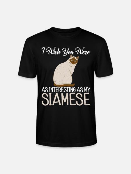 Siamese Cat Gifts - Stanley/Stella CRAFTER Unisex Organic T-Shirt - black