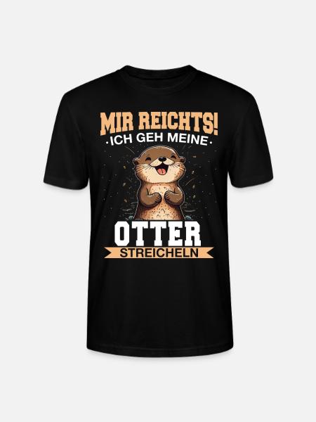 Otter Seeotter - Stanley/Stella Unisex Bio-T-Shirt CRAFTER - Schwarz