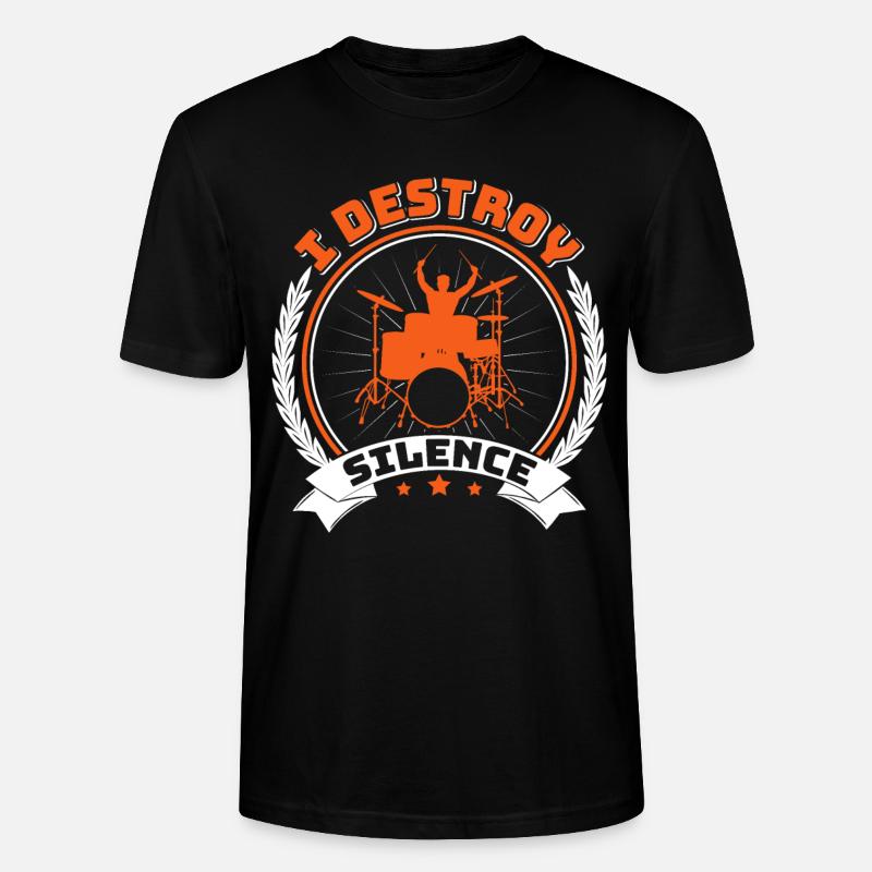 Drummers Drummers Drummers Drummers - Stanley/Stella CRAFTER Unisex Organic T-Shirt - black