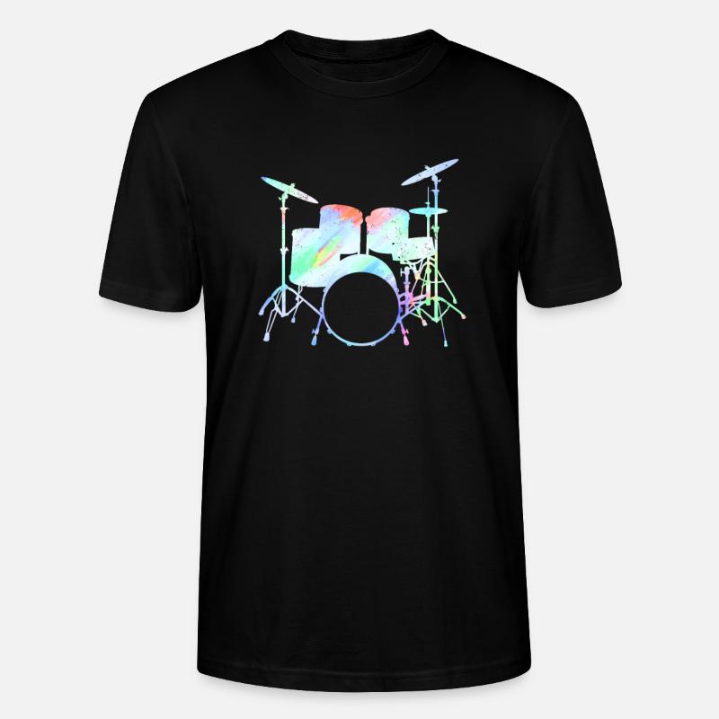Drummers Drummers Drummers Drummers - Stanley/Stella CRAFTER Unisex Organic T-Shirt - black
