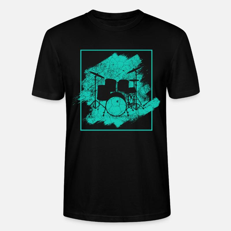Drummers Drummers Drummers Drummers - Stanley/Stella CRAFTER Unisex Organic T-Shirt - black