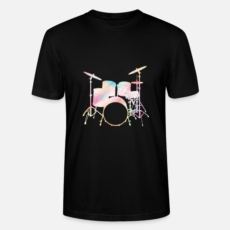 Drummers Drummers Drummers Drummers - Stanley/Stella CRAFTER Unisex Organic T-Shirt - black