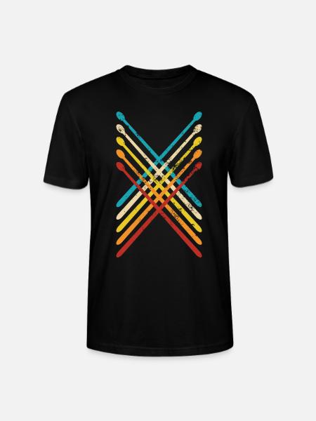 Drummers Drummers Drummers Drummers - Stanley/Stella CRAFTER Unisex Organic T-Shirt - black
